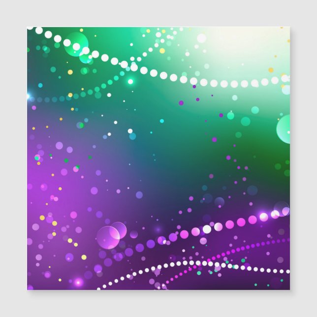 Mardi Gras Festive Lila Background (Framsida)