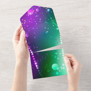 Mardi Gras Festive Lila Background