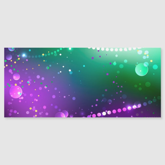 Mardi Gras Festive Lila Background (Framsida)
