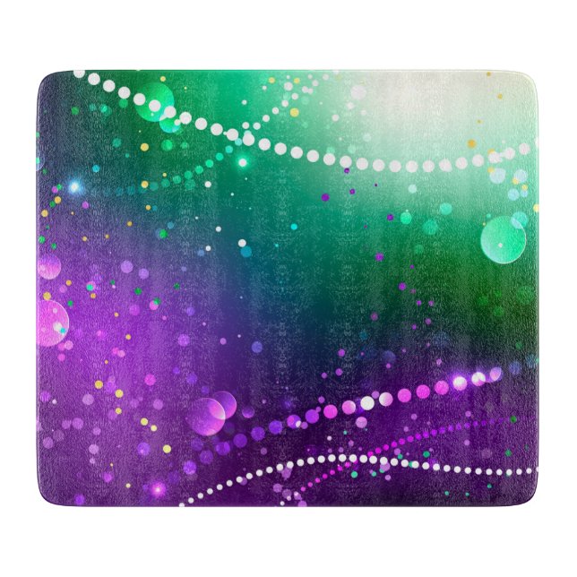 Mardi Gras Festive Lila Background (Framsidan)