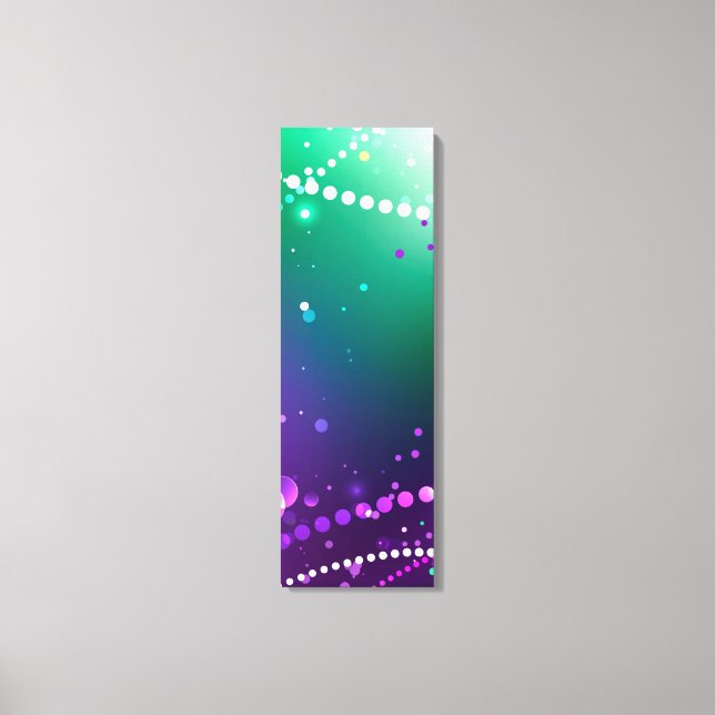 Mardi Gras Festive Lila Background Canvastryck (Framsida)