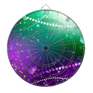 Mardi Gras Festive Lila Background Darttavla