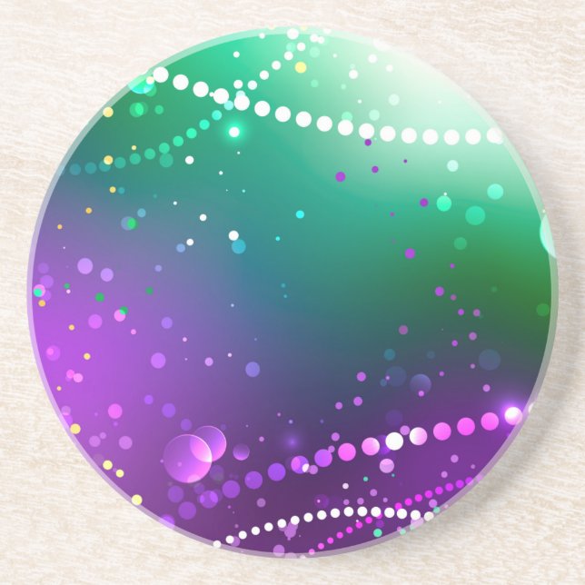 Mardi Gras Festive Lila Background Underlägg (Framsidan)