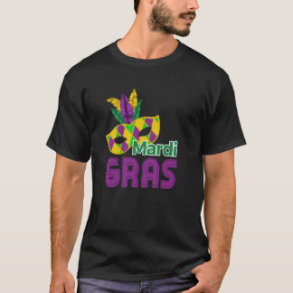 Mardi Gras festmaskeradmask T Shirt