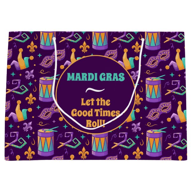 Mardi Gras Fettisdagen Karneval (Framsidan)