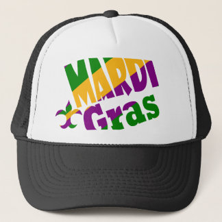 Mardi Gras Firande Hat Truckerkeps