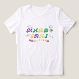 Mardi Gras-firande kärlek T-Shirt