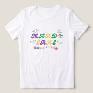 Mardi Gras-firande kärlek T-Shirt