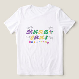 Mardi Gras-firande kärlek T Shirt