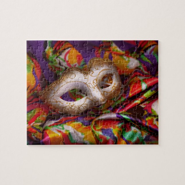 Mardi Gras - Firar Mardi Gras Pussel (Horisontell)