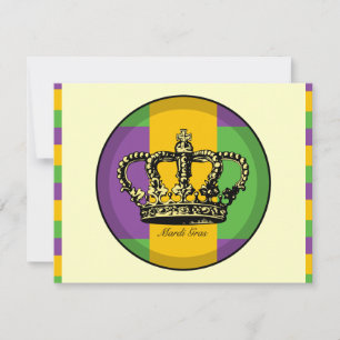 Mardi Gras Flagga Krona