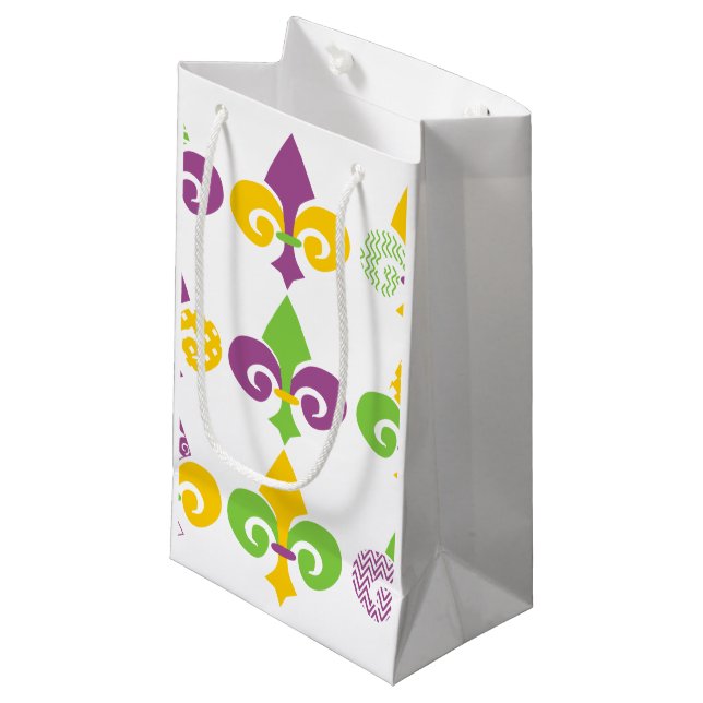 Mardi Gras Fleur de Lis (Framsidan Vinklad)