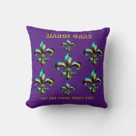 Mardi Gras Fleur De Lis Kudde