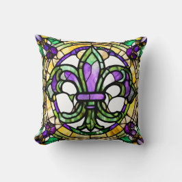 Mardi Gras Fleur De Lis Kudde