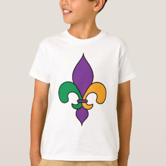 Mardi Gras Fleur de Lis Lura T-tröja Tröja