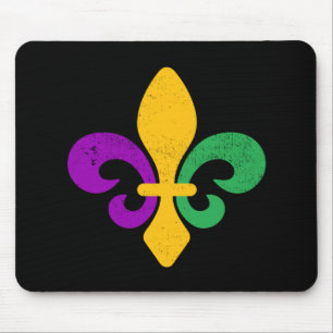 Mardi Gras Fleur De Lis Musmatta