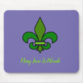 Mardi Gras Fleur de Lis Musmatta Lila