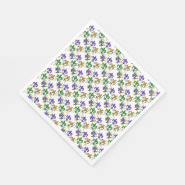 Mardi Gras fleur de lis Pappersservett