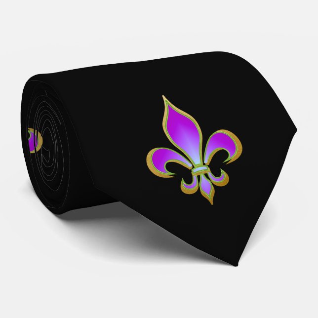 Mardi Gras Fleur De Lis Slips (Rullad)