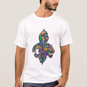 Mardi Gras Fleur De Lis T Shirt