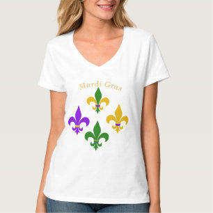 Mardi Gras Fleur de Lis T-Shirt