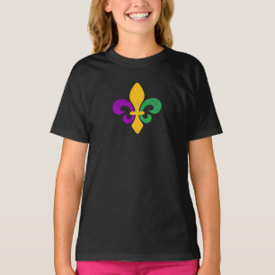Mardi Gras Fleur De Lis T-Shirt