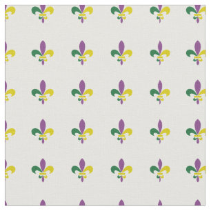 Mardi Gras Fleur De lis Tyg
