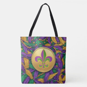 Mardi Gras Fleur de lis Tygkasse