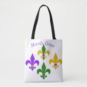 Mardi Gras Fleur de Lis Tygkasse