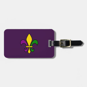 Mardi gräs fleur-de-lys bagagebricka