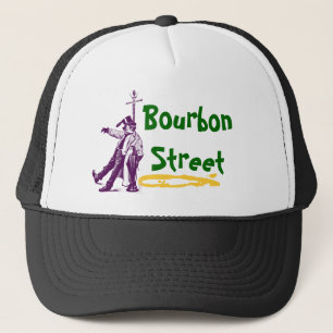 Mardi Gras för Bourbon gataNew Orleans klassiker Keps