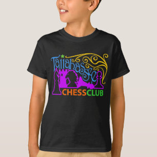 Mardi Gras för Tallahassee schackklubb T-tröja Tee Shirt
