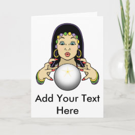 Mardi Gras Fortune Teller Kort