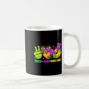 Mardi Gras Fredlighet Kärlek King Cake Rolig Fest Kaffemugg
