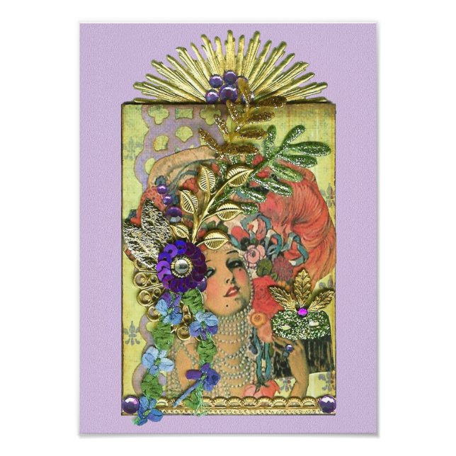 Mardi Gras Frolic Photo Print Fototryck (Framsidan)