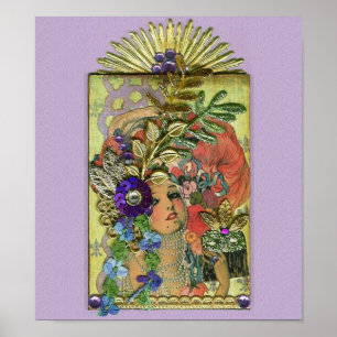 Mardi Gras Frolicaffisch Poster