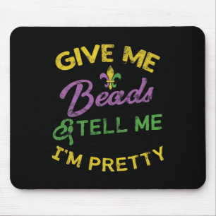 Mardi Gras Funny Pärlor Unique New Orleans Gift Musmatta