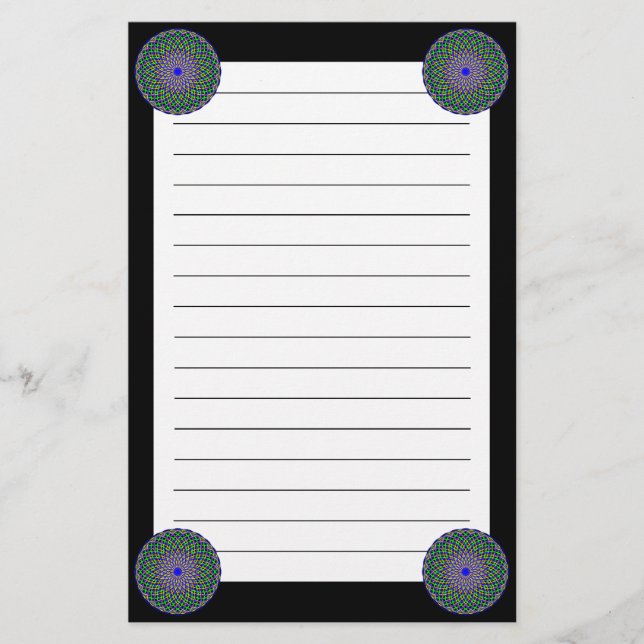 Mardi Gras Galenhet Brevpapper (Framsida)