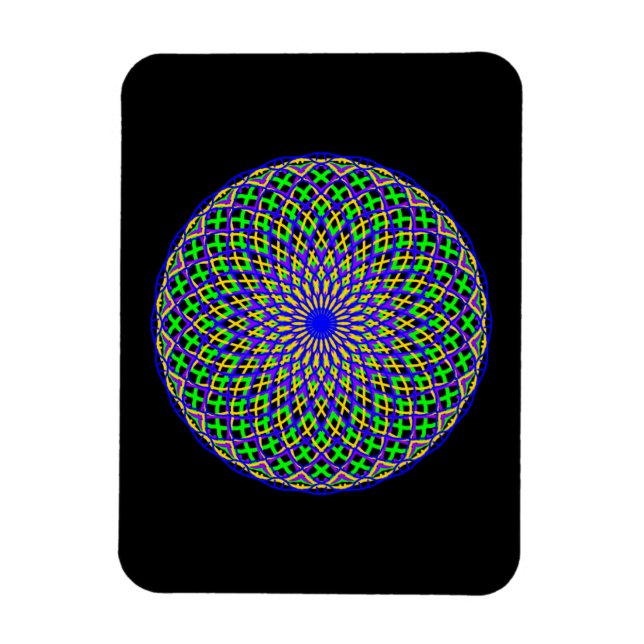 Mardi Gras Galenhet Magnet (Vertikal)