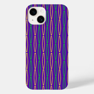 Mardi Gras Geometric Repeat