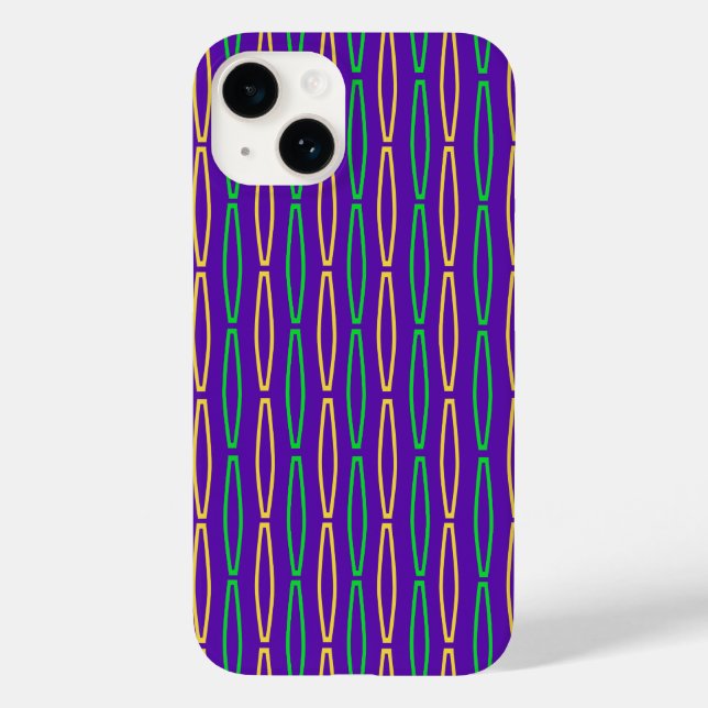 Mardi Gras Geometric Repeat (Baksida)