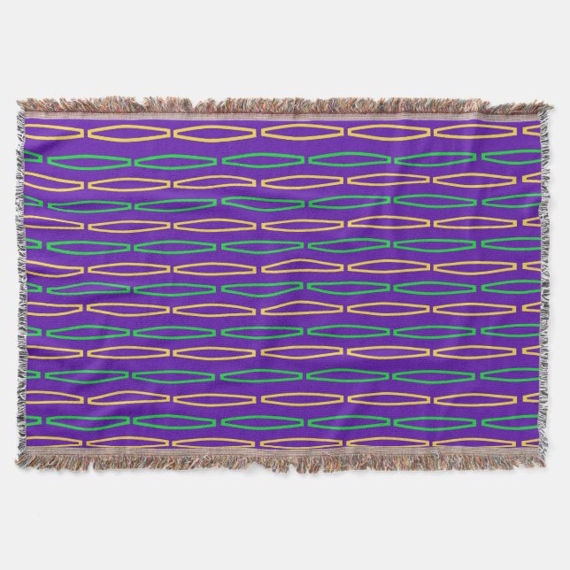 Mardi Gras Geometric Repeat Filt (Framsidan)