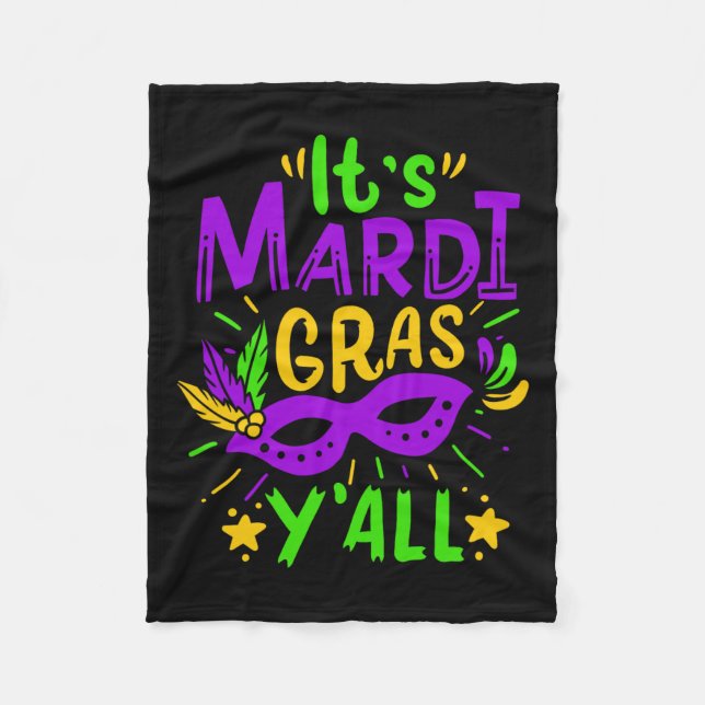 Mardi Gras Gift Fleecefilt (Framsidan)