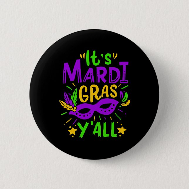 Mardi Gras Gift Knapp (Framsida)