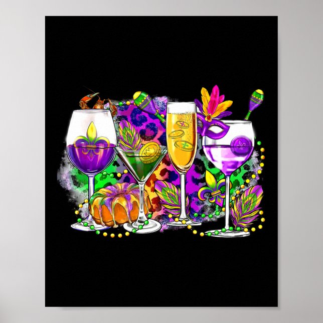 Mardi Gras Gl of Vin Poster (Framsidan)