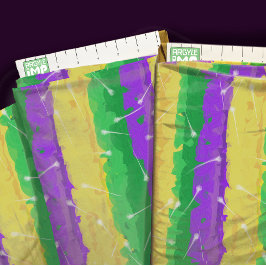 Mardi Gras Gnistra Flounce - Mardi Gras Färg Tyg