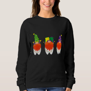 Mardi Gras Gnome Dental Hygienist Tooth Doktor Jes T Shirt