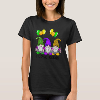 Mardi Gras-gnomer Sjuksköterskeskvadron T Shirt