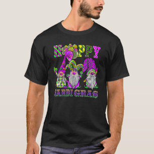 Mardi Gras Gnomes Leopard Costume Shirt T