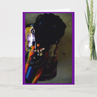 Mardi Gras Hälsning Kort